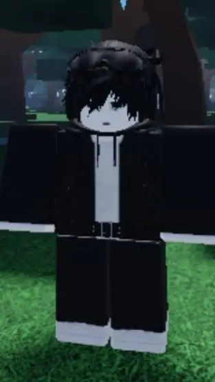 ai character: Gray background