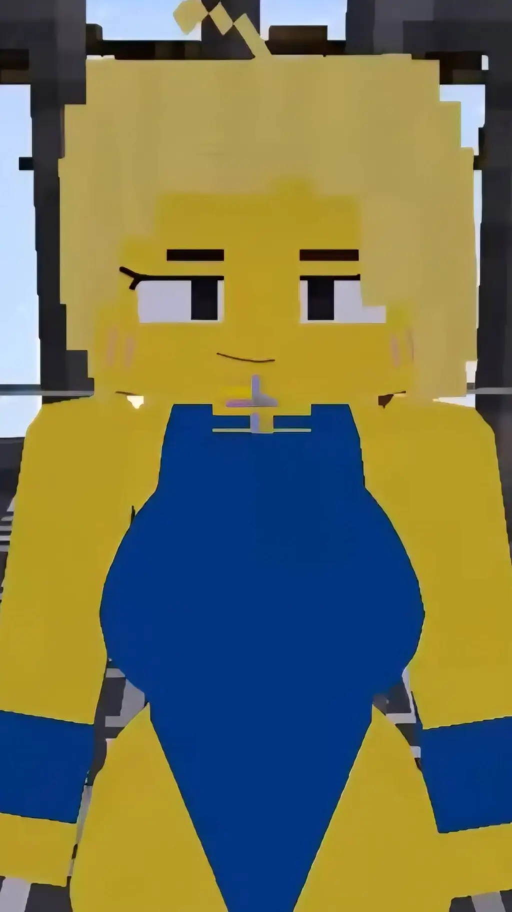 ai character: roblox female noob background