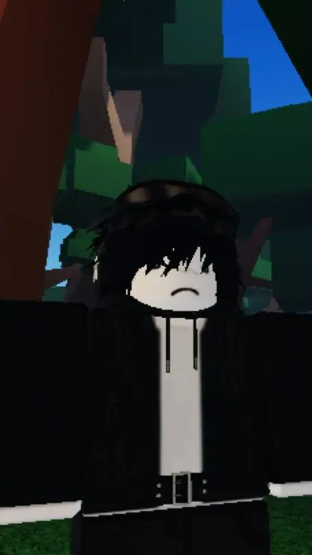 ai character: Gray background