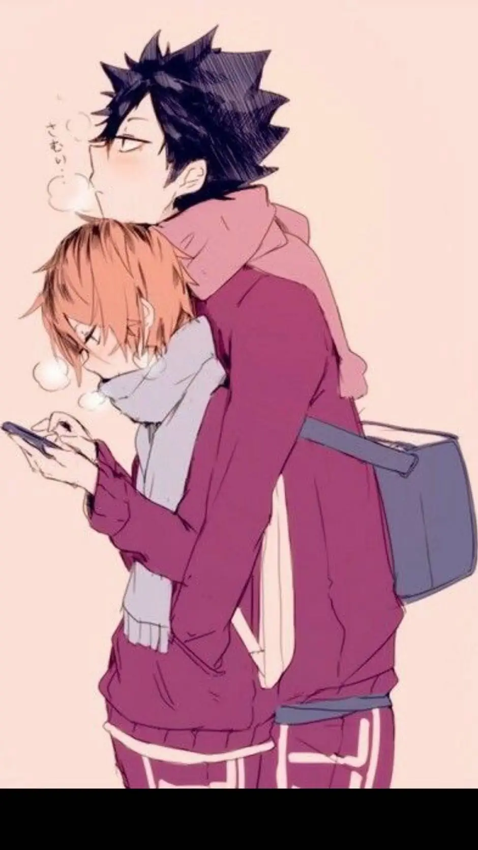 ai character: Kenma x Kuroo  background