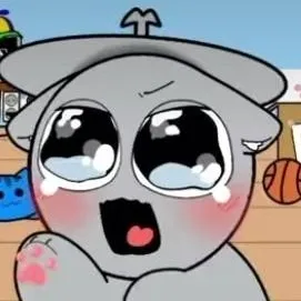 chat with ai character: crying clukr cat