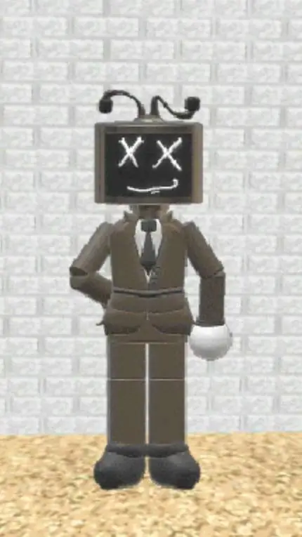ai character: Just a random tv  background