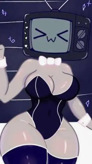 ai character: sexy tv woman background