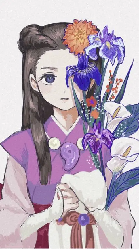 ai character: 💐🌸Iris Hawthorne🌸💐 background