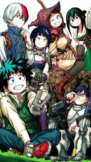 ai character: MHA x GI background