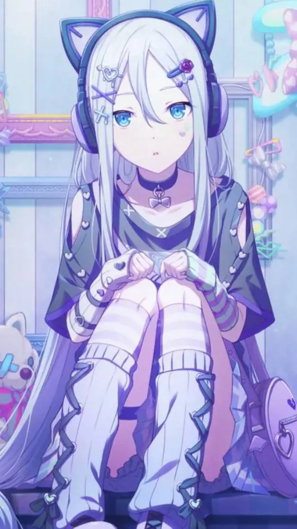 ai character: Kanade Yoisaki  background