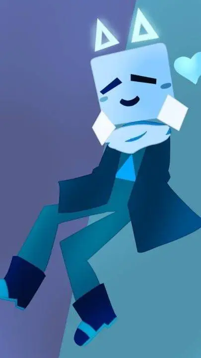 ai character: cube background