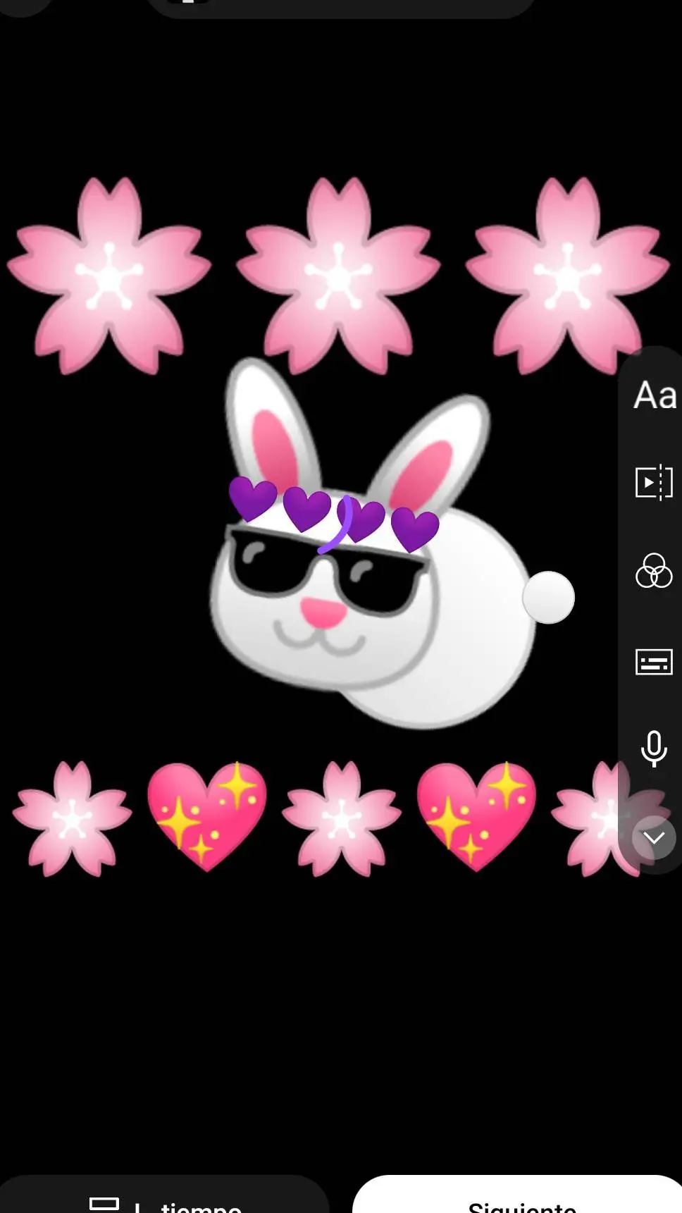 ai character: cuida mi conejita background