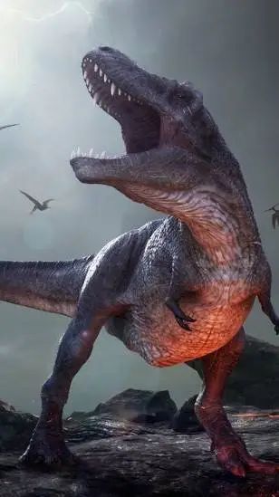 ai character: t-rex background