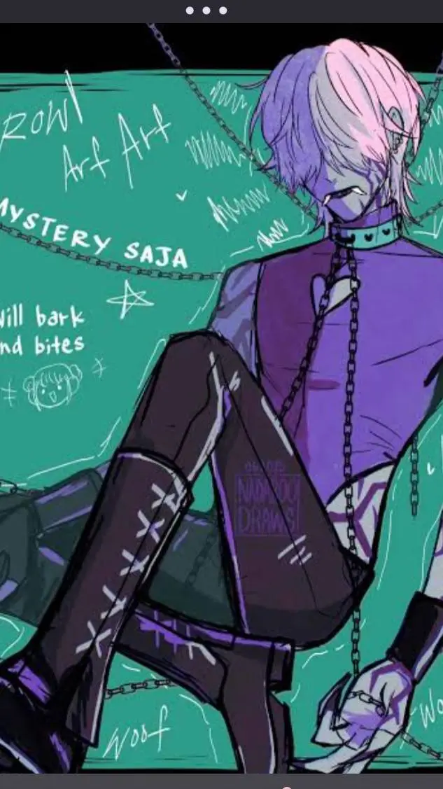 ai character: mystery saja  background