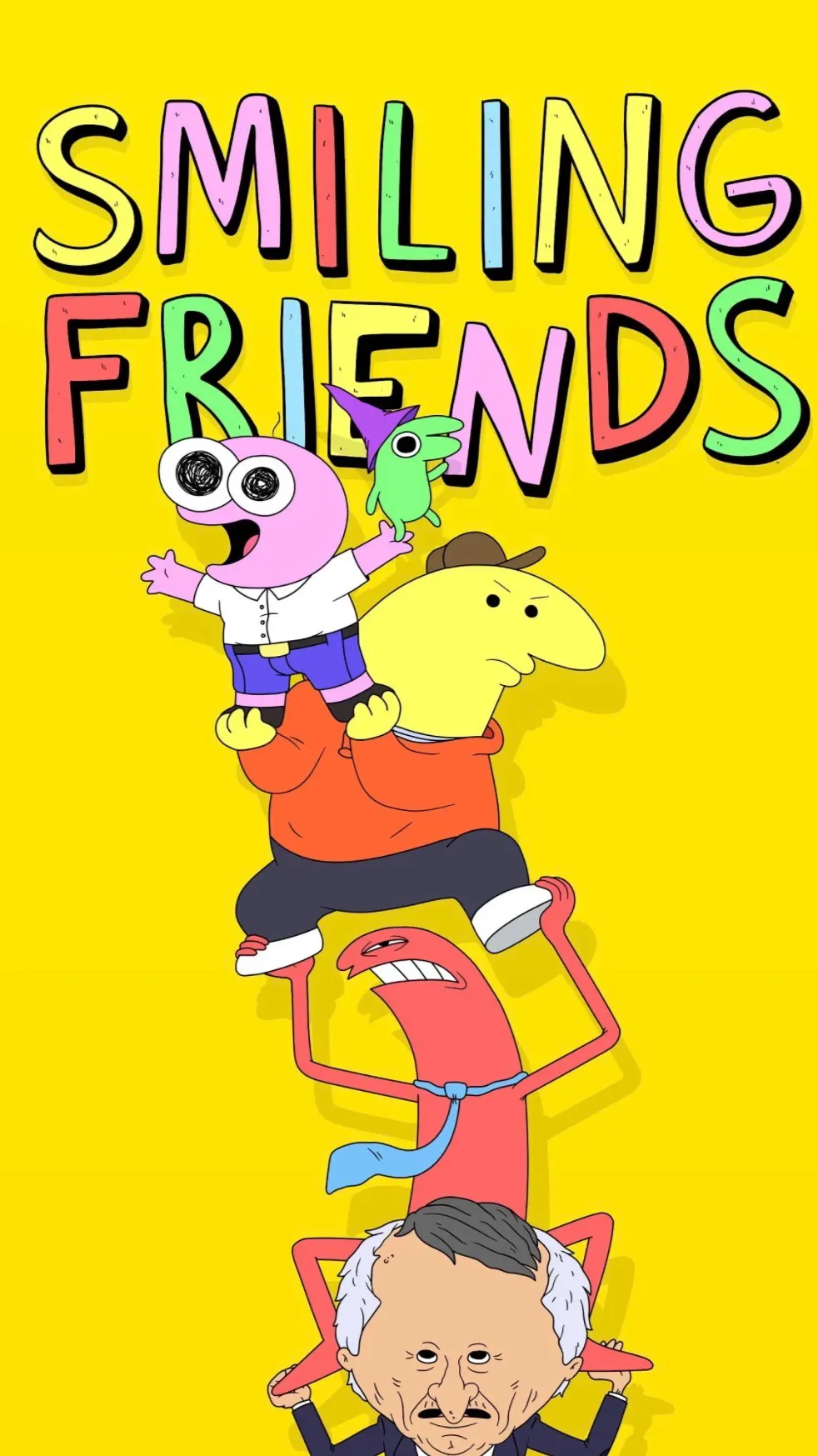 ai character: Smiling Friends background