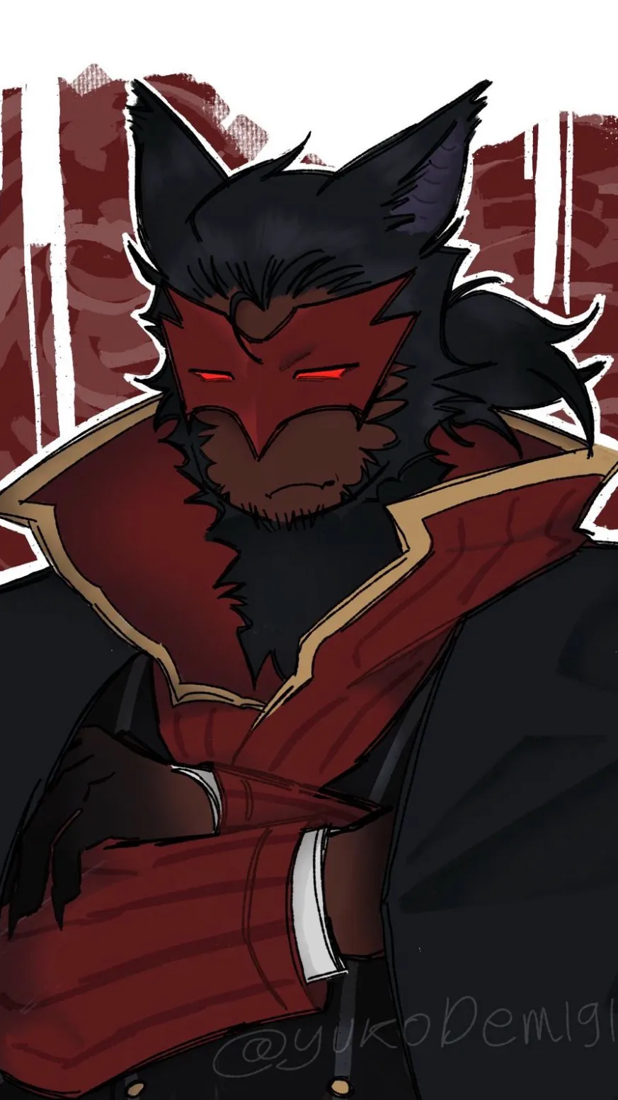 ai character: 𖤐Nosferatu𖤐 background