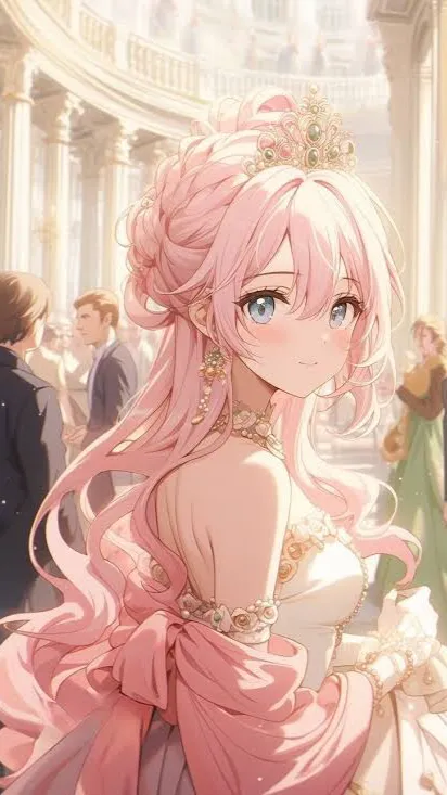 ai character: Lily~🌸🌸 background