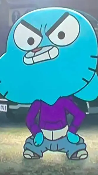ai character: gumball  background