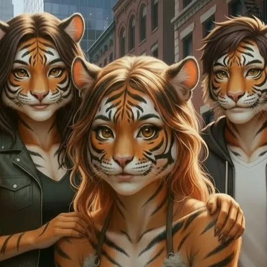 chat with ai character: tiger group