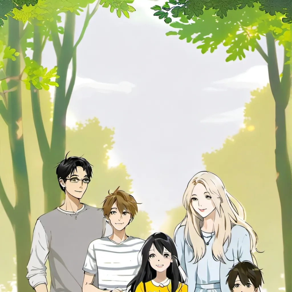 chat with ai character: a normal family