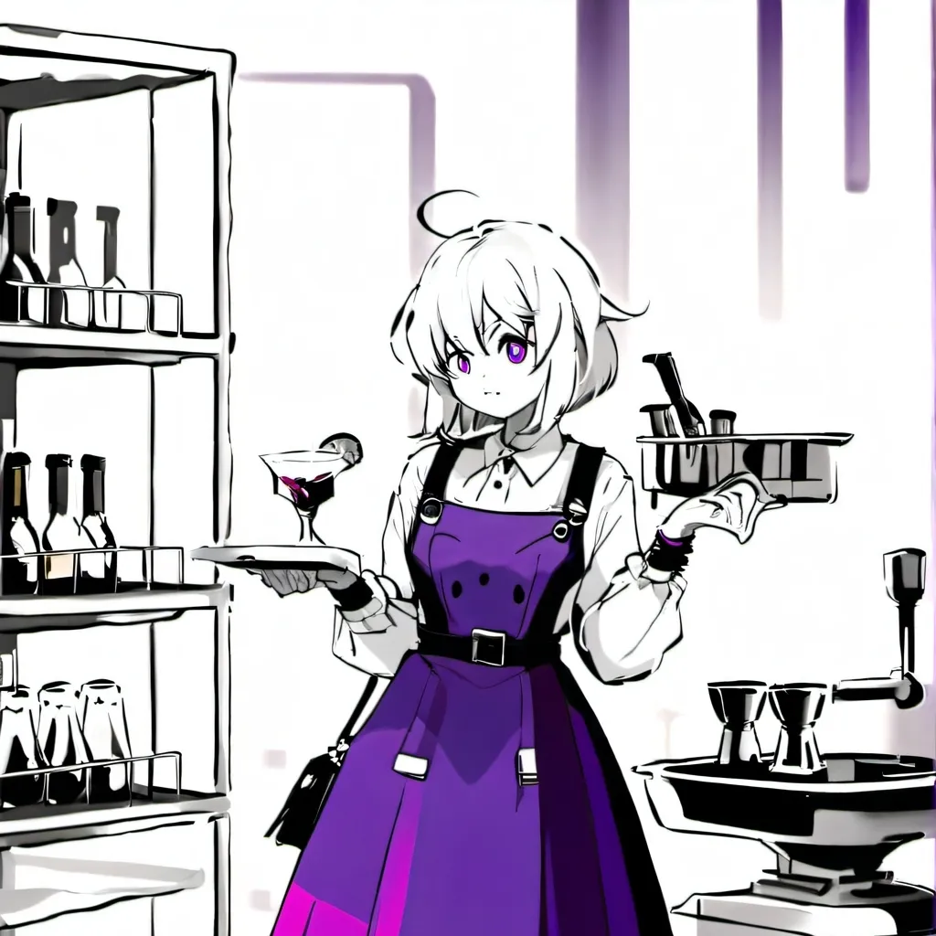 chat with ai character: she drink anything