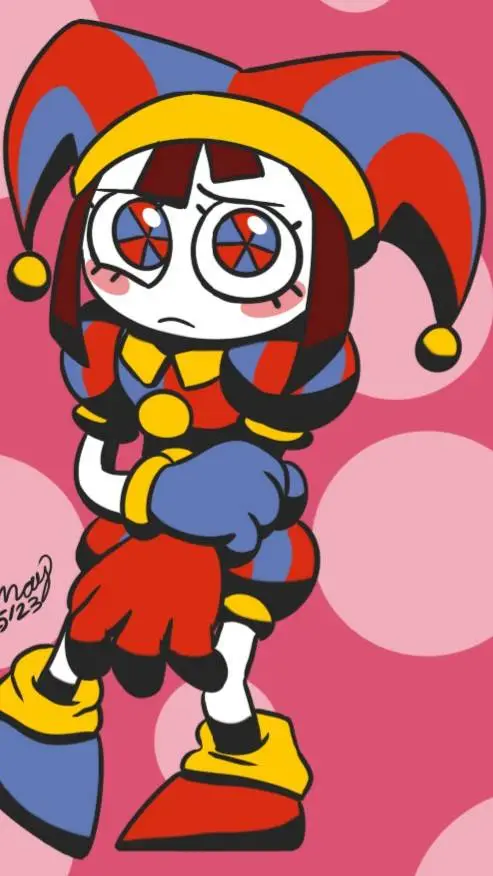 ai character: pomni la payasita background