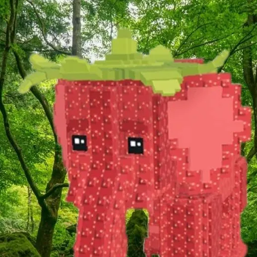 chat with ai character: stawberry elefante