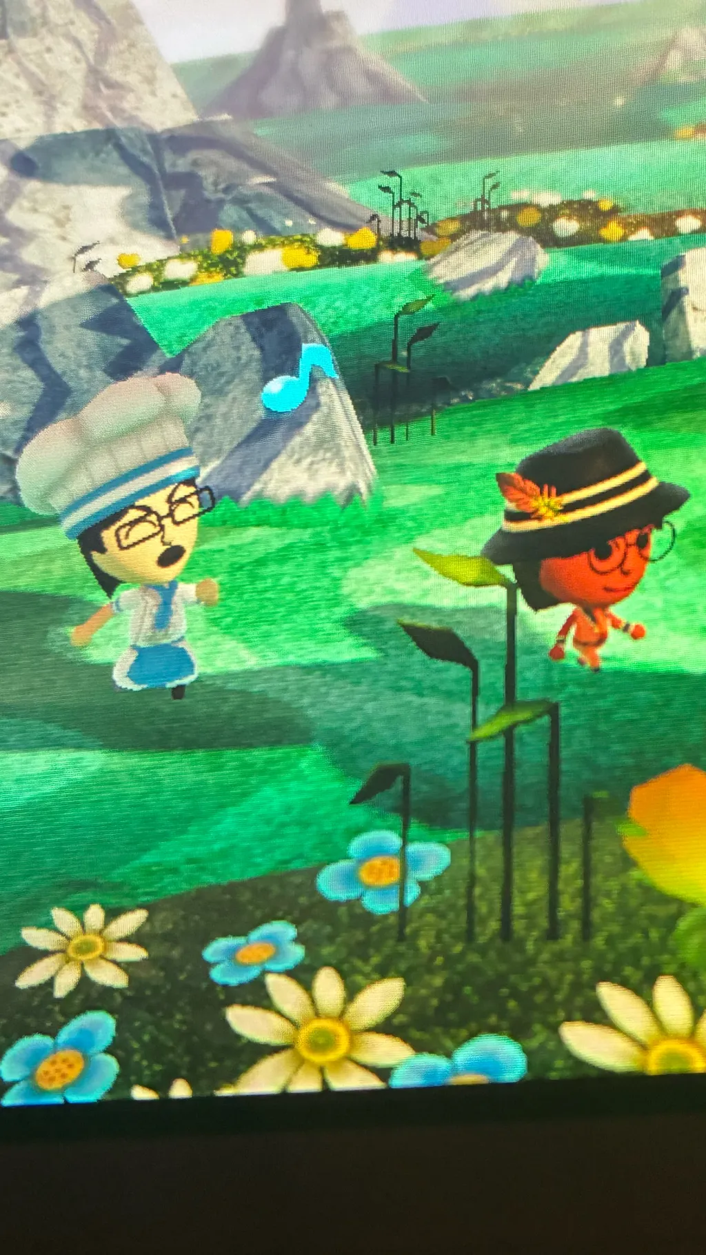 ai character: Miitopia  background