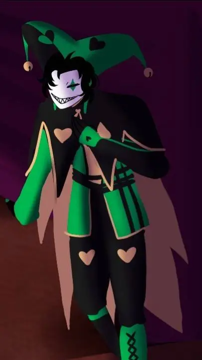 ai character: (♡) Harlequin (♡) background