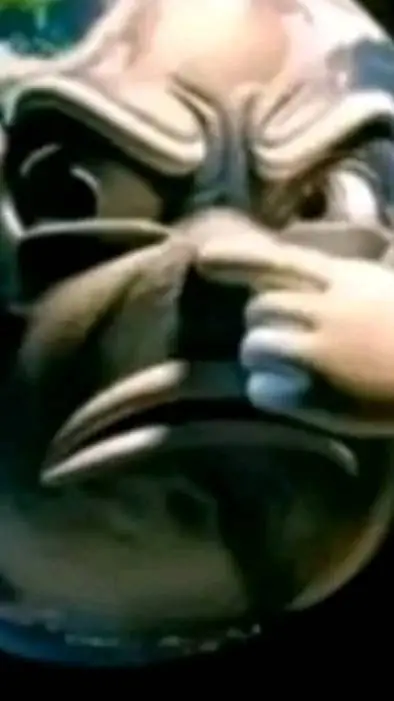 ai character: Disgusted earth  background