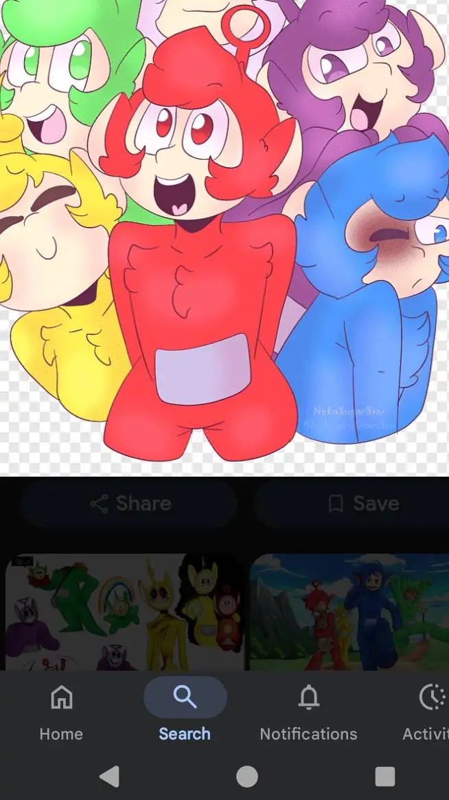 ai character: Slendytubbies background