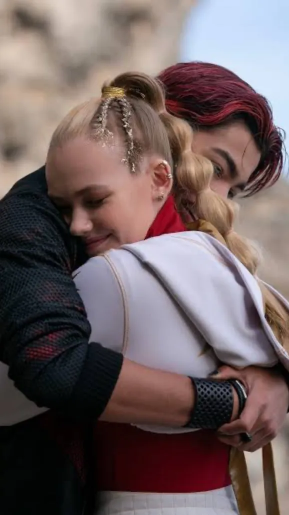 ai character: ￼ nova x ￼victor background