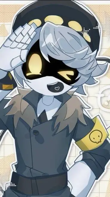 ai character: N and uzi background