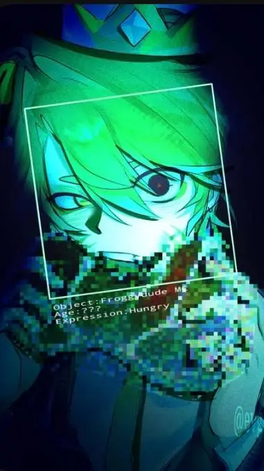 ai character: froggydude background