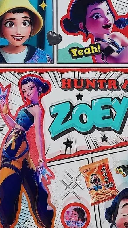 ai character: Zoey  background