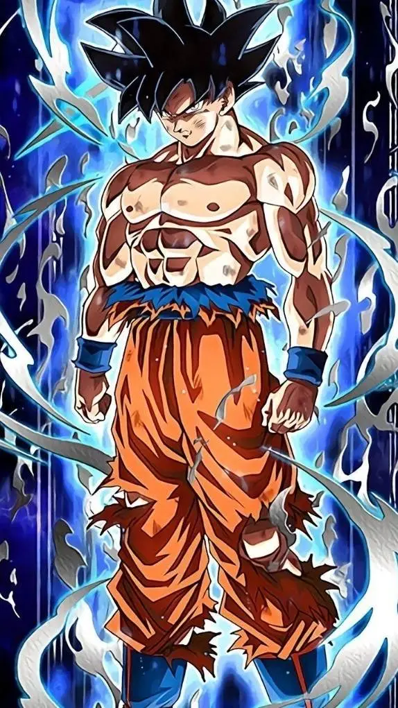 ai character: goku god background