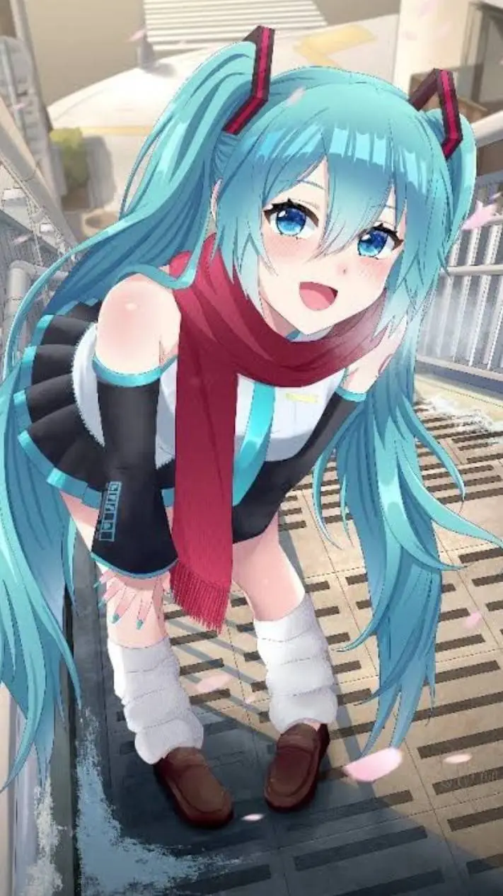 ai character: Miku background