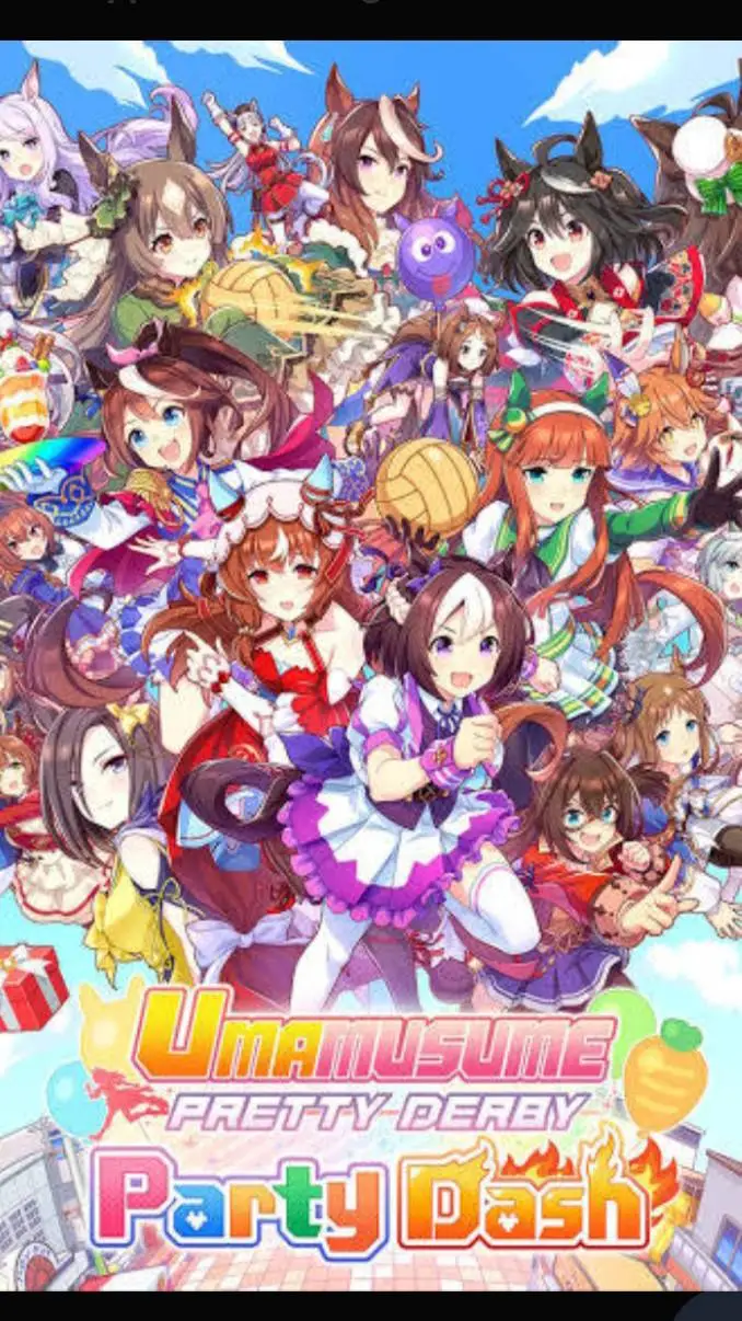 ai character: UMAMUSUME background