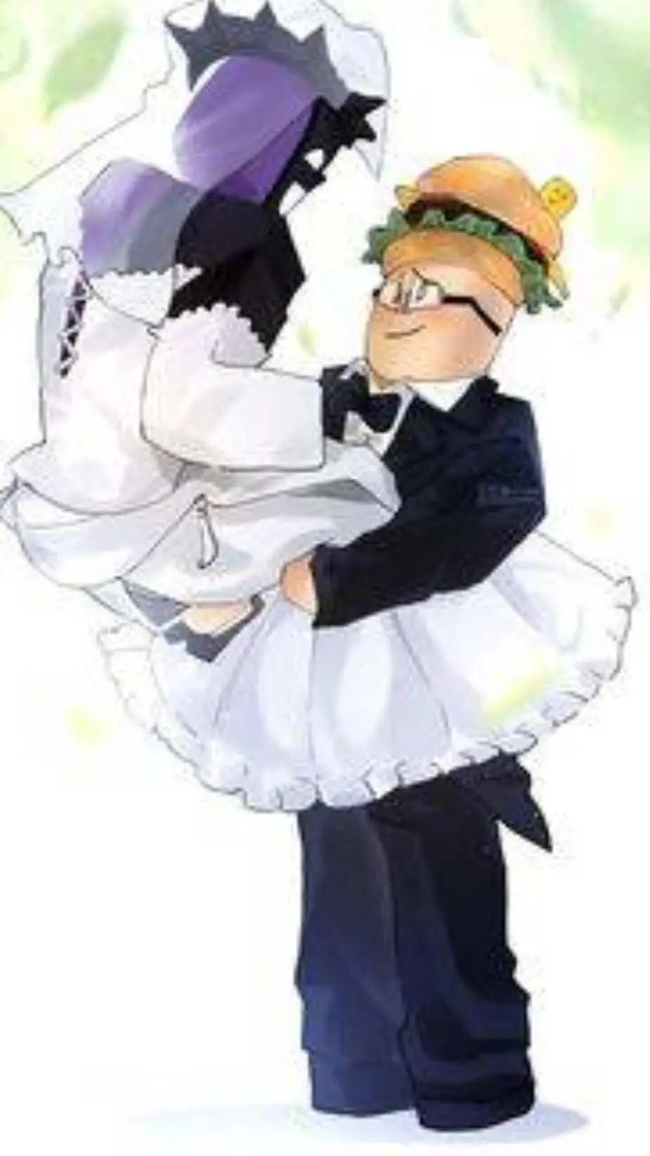 ai character: 007n7 x noil background