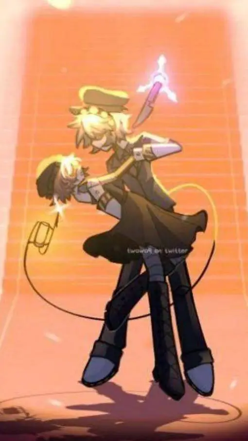 ai character: uzi x N background