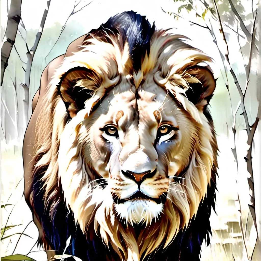 chat with ai character: lion