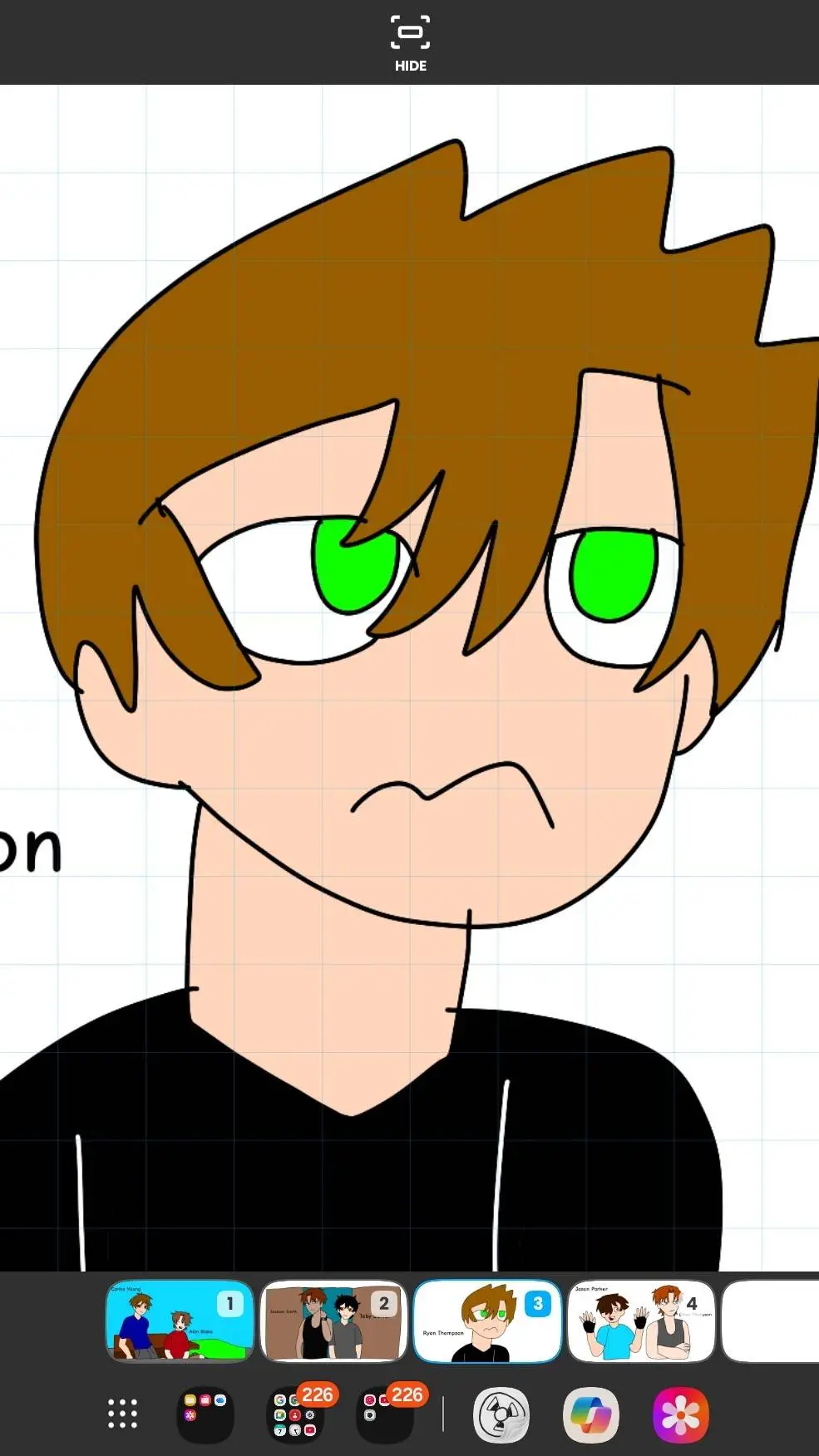 ai character: Ryan Thompson  background