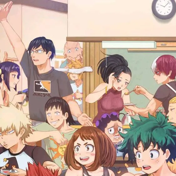 chat with ai character: mha sleepover