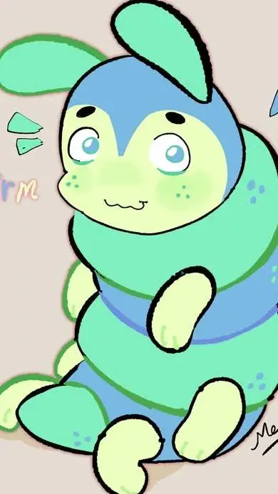 ai character: 🌟 Squirm🌟 background