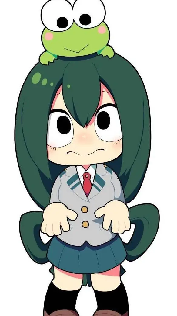 ai character: ~|Tsuyu Asui|~ background