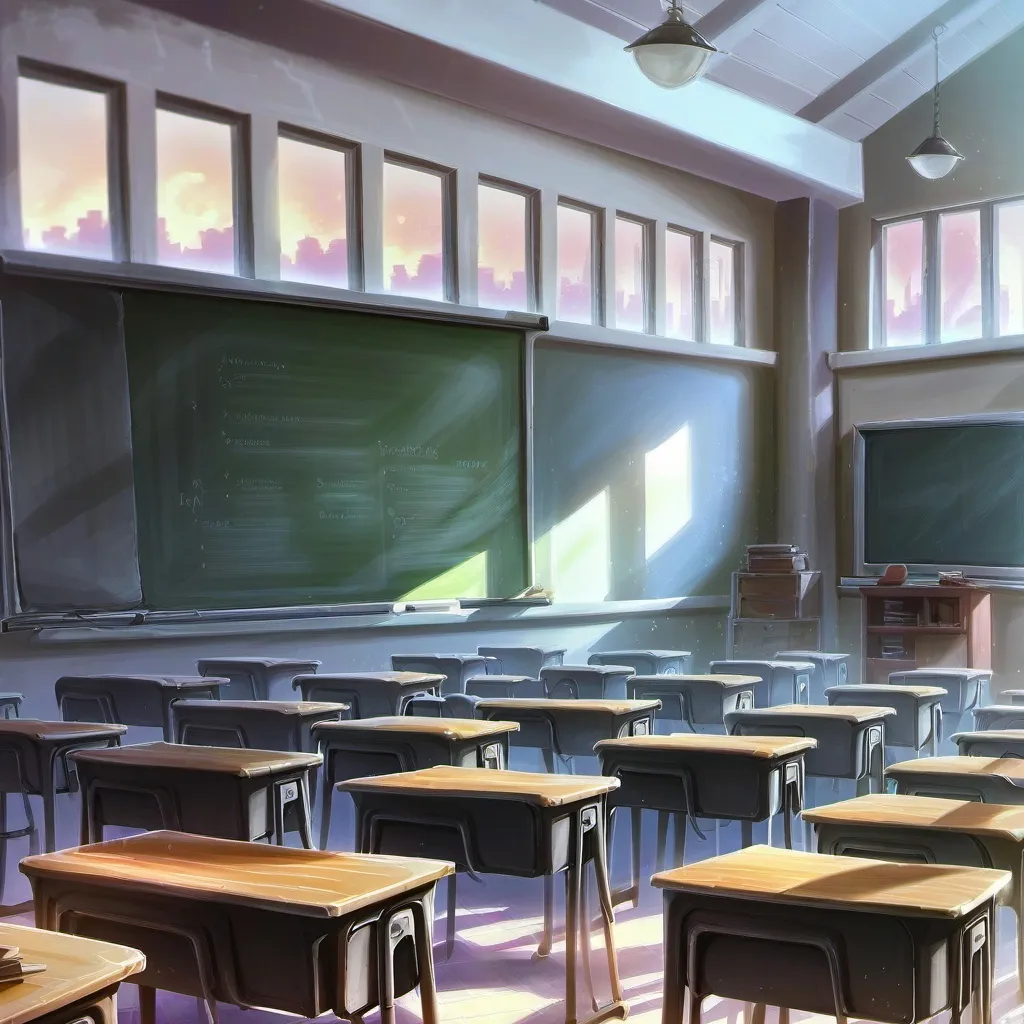 chat with ai character: classroom 