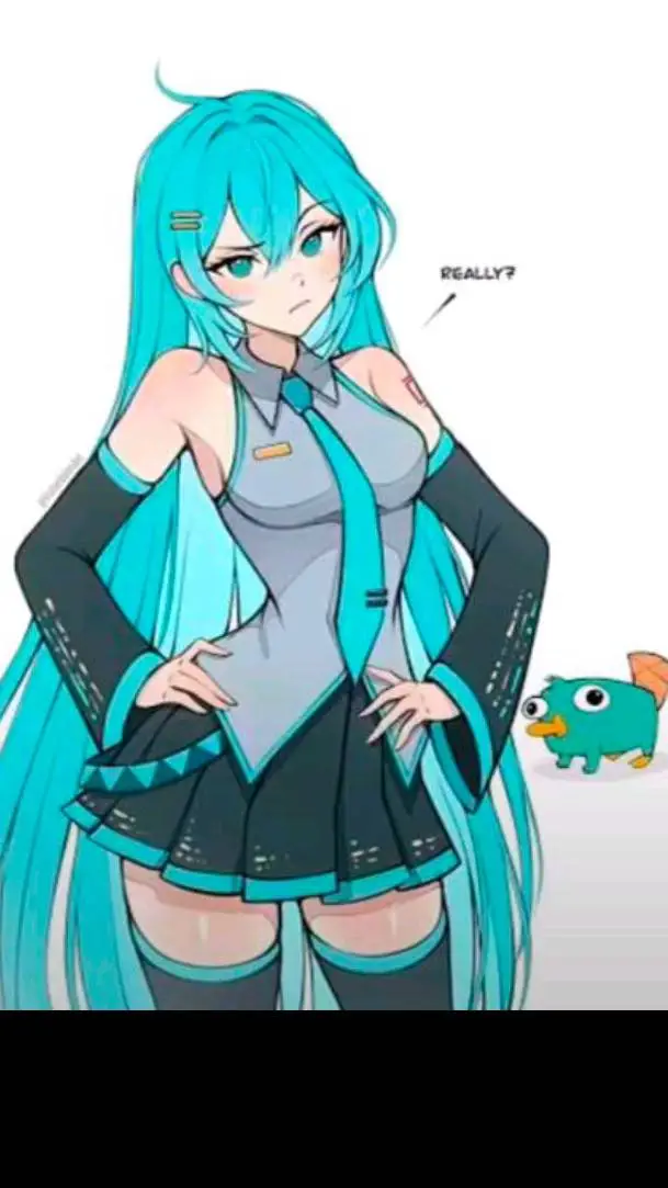 ai character: Miku  background