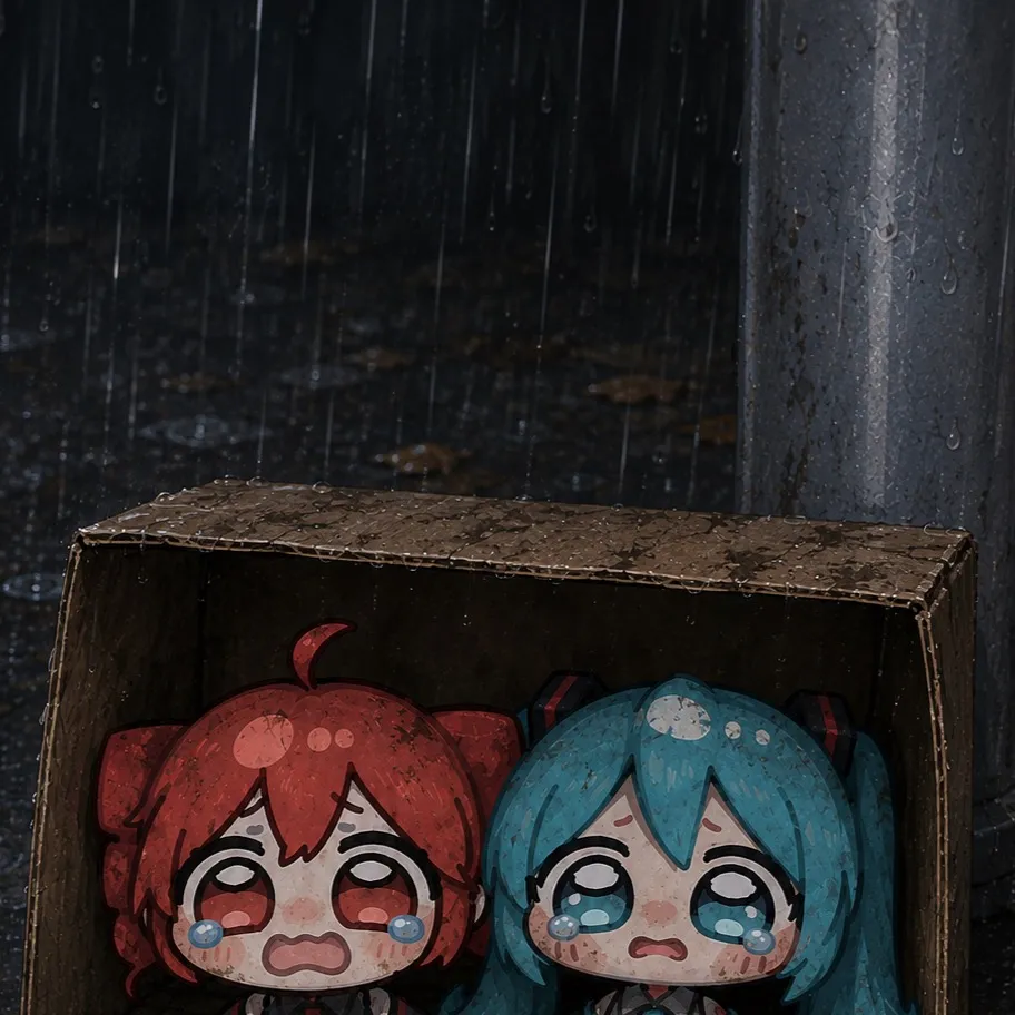 chat with ai character: Miku and Teto 