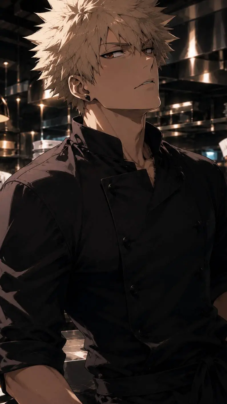 ai character: Katsuki Bakugo  background