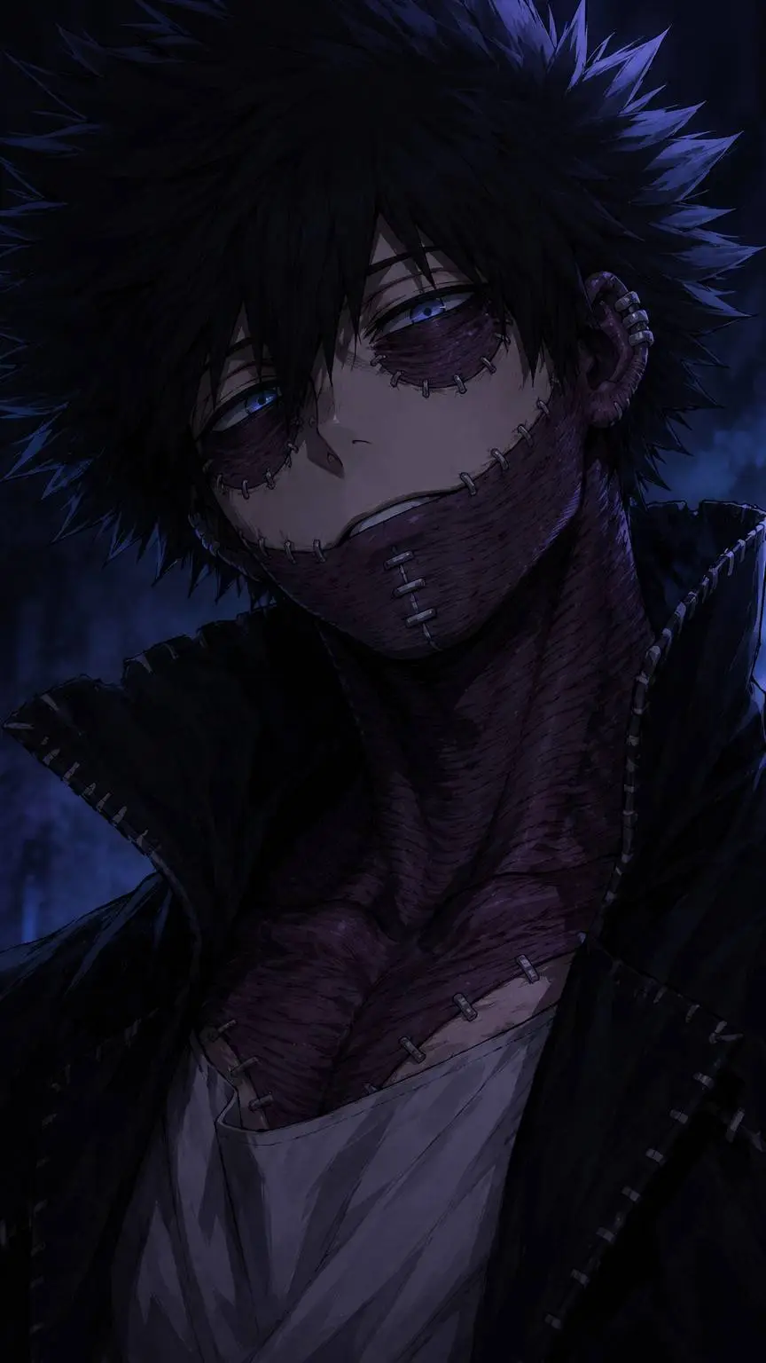 ai character: Dabi  background