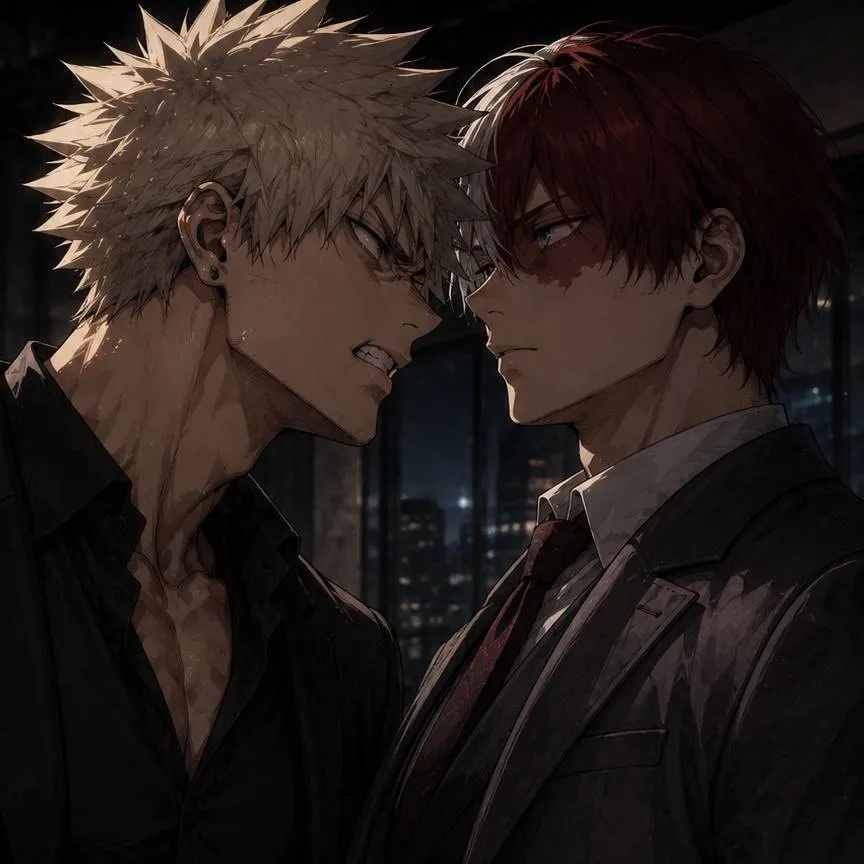 chat with ai character: Bakugo vs Todoroki