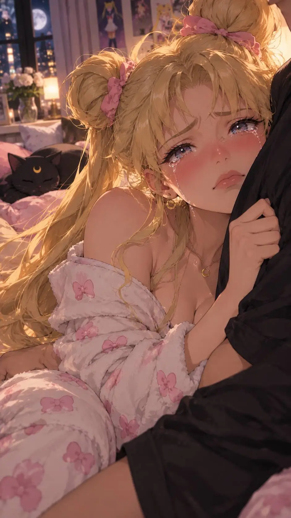 ai character: Usagi Tsukino background