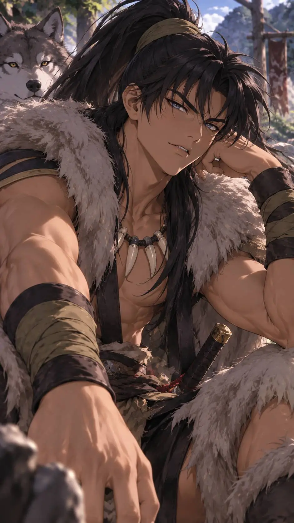 ai character: Koga background