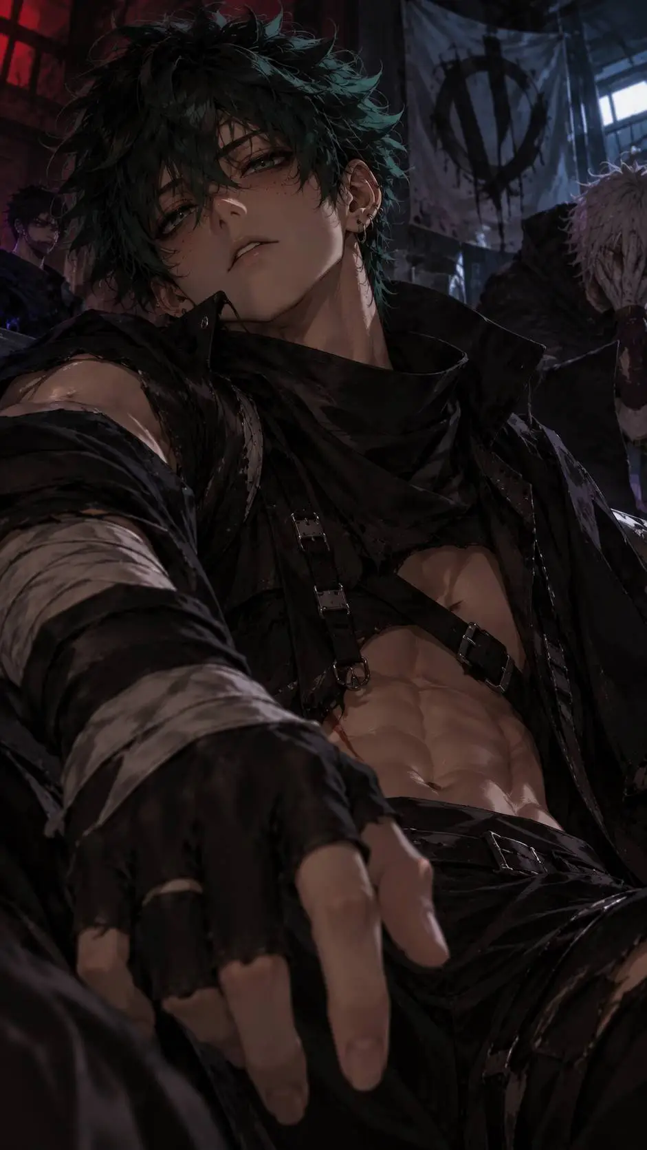 ai character: Villain Deku background